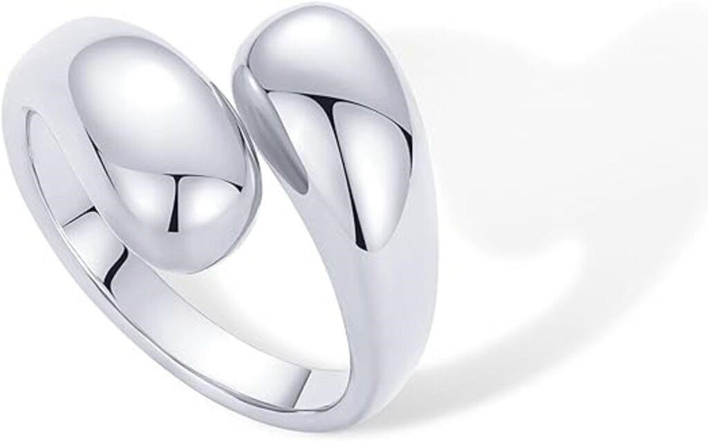 Subiceto 925 Sterling Silver Toe Rings-1ct