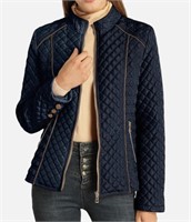 Women's Diamond Quilted Puffer Jacket, XXL