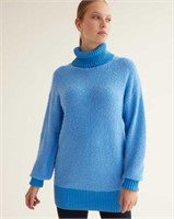 Hyba Women's Turtleneck Sweater-L