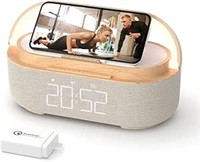 COLSUR Bluetooth Speaker with Digital Alarm Clock