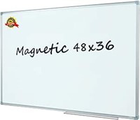 Lockways Magnetic Dry Erase Board-48" x 36"