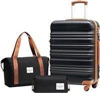 24" Hardshell Luggage Suitcase 3-Piece Set