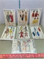 Vtg Simplicity and Butterick patterns
