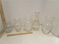 Glass Vases & Tree Shaped Jar,