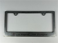 Los Angeles Olympics license plate cover