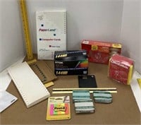Office Supplies, Invisible Tape In Box, Disks