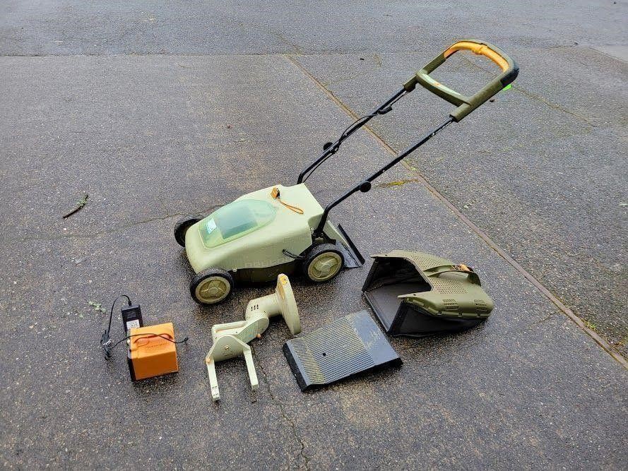 NEUTON Electric Lawnmower with Battery & More