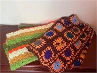 Vintage crochet blankets
