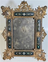 MOTHER OF PEARL PAPER MACHE PICTURE FRAME