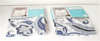 NEW Waverly Paisely Valences Blue, Lot of 2