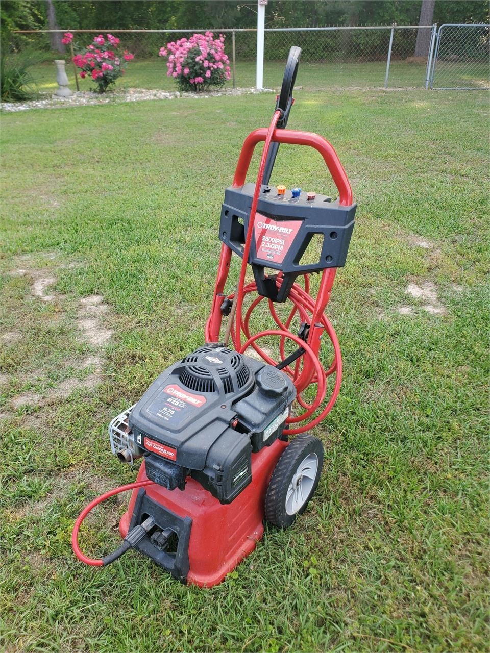Troy built pressure washer not tested