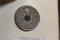 1918 French 5 Centimes