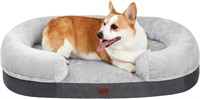Large Orthopedic Dog Bed - Grey