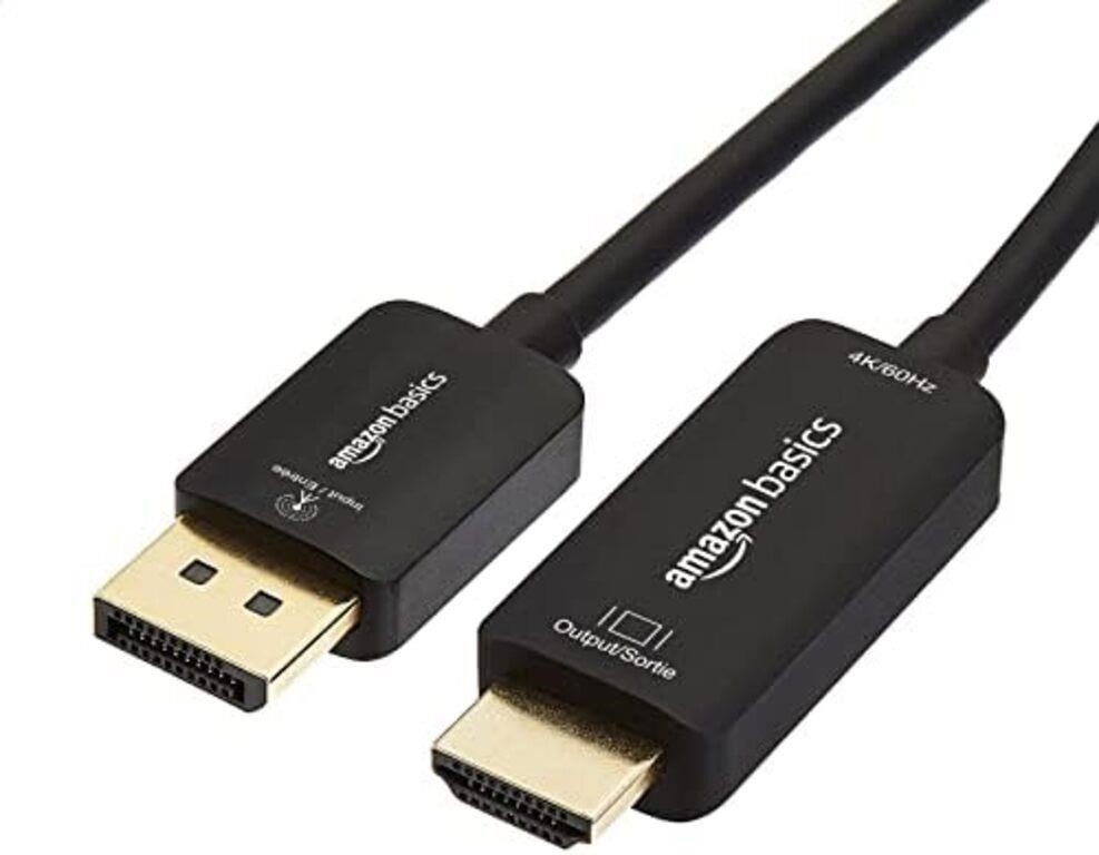 Basics DisplayPort to HDMI Display Cable,