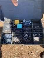 Metal Box of Nuts and Bolts
