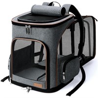 Lekesky Cat Backpack Expandable Dog Carrier