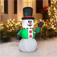 Airblown Inflatables 4ft Top Hat Snowman