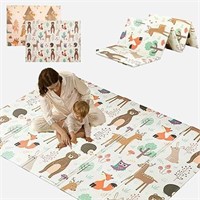 LXIAOY 78" X 59" Foldable Baby Play Mat - Fox