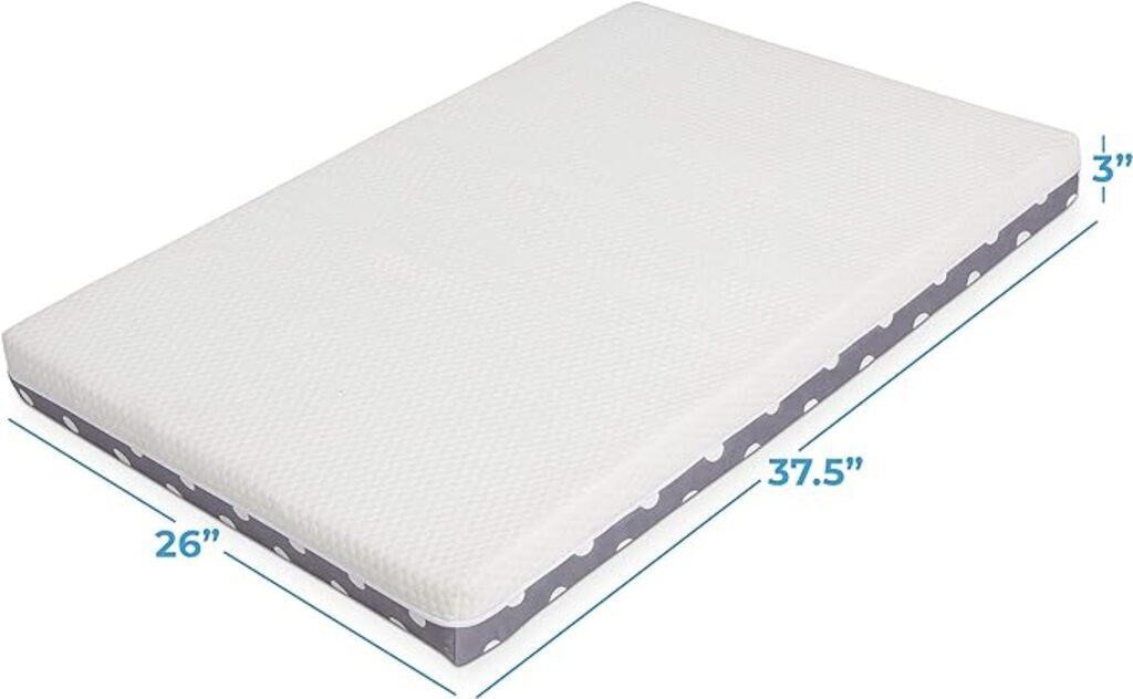 Milliard Pack and Play Mattress Topper 38" x 26"
