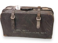 Vintage Black Hardcase Travel Case Suitcase