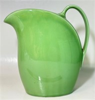 DESIRABLE VINTAGE HALL POTTERY GREEN PITCHER