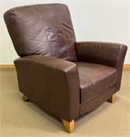 QUALITY DUTAILER BROWN LEATHER RECLINER