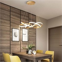 Ivy Bronx Cathrin Dimmable LED  Chandelier - Gold