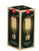 Globe Electric 60W Vintage Edison Bulbs 2 Pack