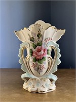 Hand Painted Rose Vase