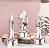 CosmoLiving Chess Decorative Sculpture Set of 3