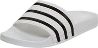 adidas mens adilette Sport Sandals Slides, White