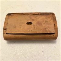 19th Century Burl Snuff Box
