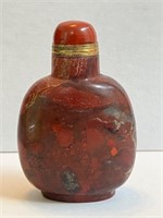 Colorful Agate Snuff Opium Bottle
