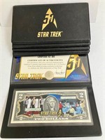 (6) Star Trek 50th Anniversary  Color $2 Bills