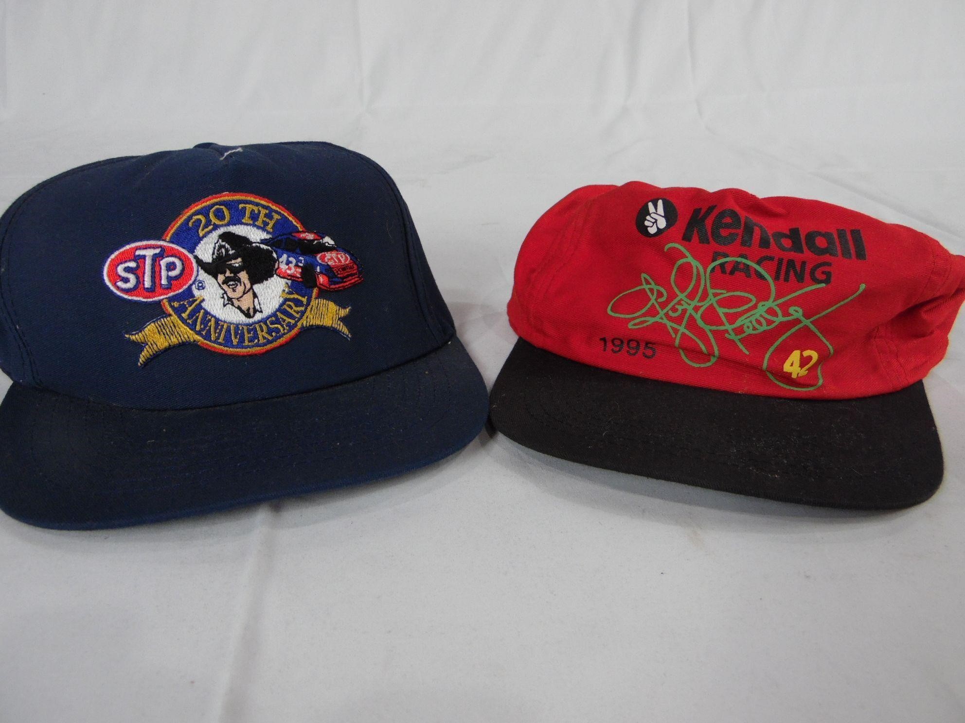 Richard and Kyle Petty Vintage Racing Hats