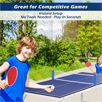 NEW $120 RayChee Portable Ping Pong Table,