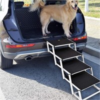 $99 Portable Dog Car Step Stairs, Folding Dog