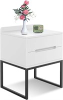 $99 FULANDL Nightstand with 2 Drawers, Modern End