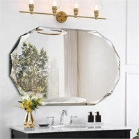 $105 Frameless Bathroom Mirror,24x36 inch Vanity