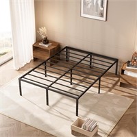 JTPTU Heavy Duty Bed Frame 18 Inch Full Metal Bed