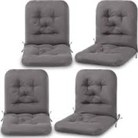 Tufted Back Chair Cushion Indoor Outdoor Back