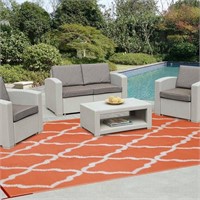 $116 Easy-Going Reversible Outdoor Rugs 9ft x