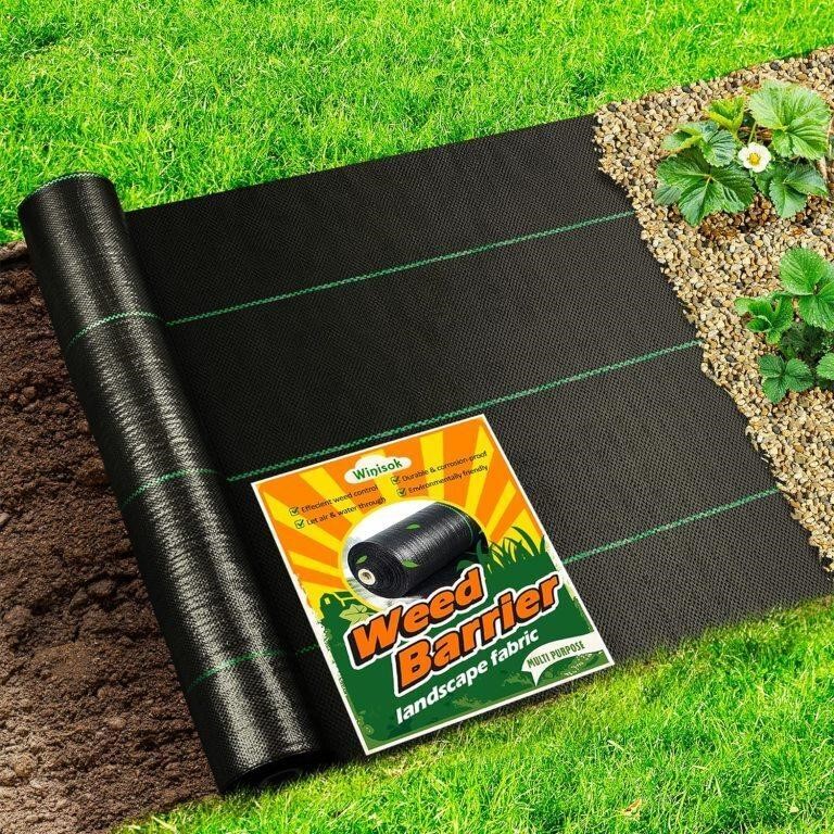 $201 Winisok Weed Barrier Landscape Fabric Heavy