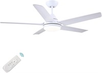 NEW $250 YUHAO 48 inch White Ceiling Fan with