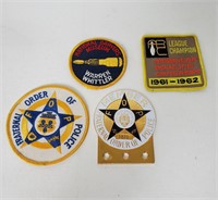 Mix of Patches and placard