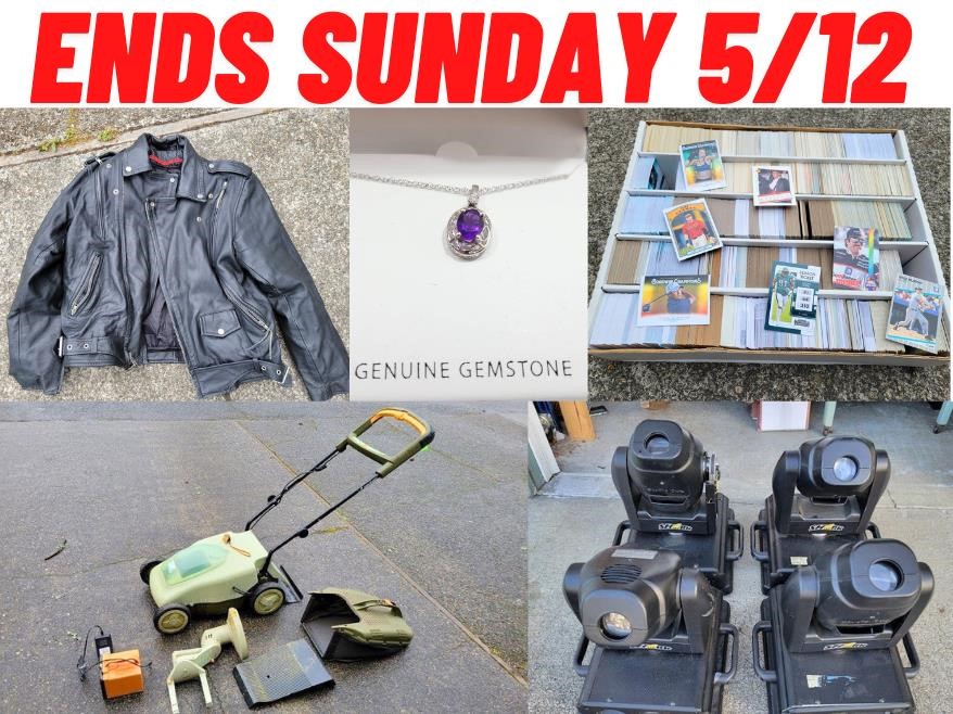 May 12th - Jewelry, Tools, Sports Cards & More!