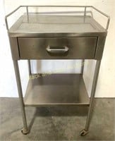 Stainless Steel Rolling Cart w/ Drawer