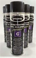 (6) New Cans of Sprayway Penetrating Coil Cleaners