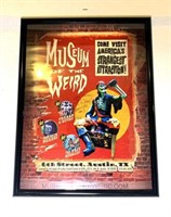 Museum of the Weird Signed Poster