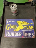 New Tin Goodyear Tires Sign